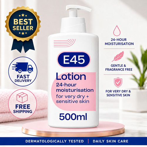 E45 moisturising lotion - pump,