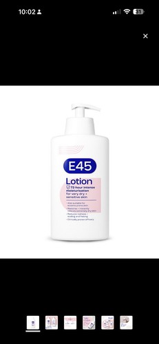 E45 moisturiser lotion 500ml - moisturiser,